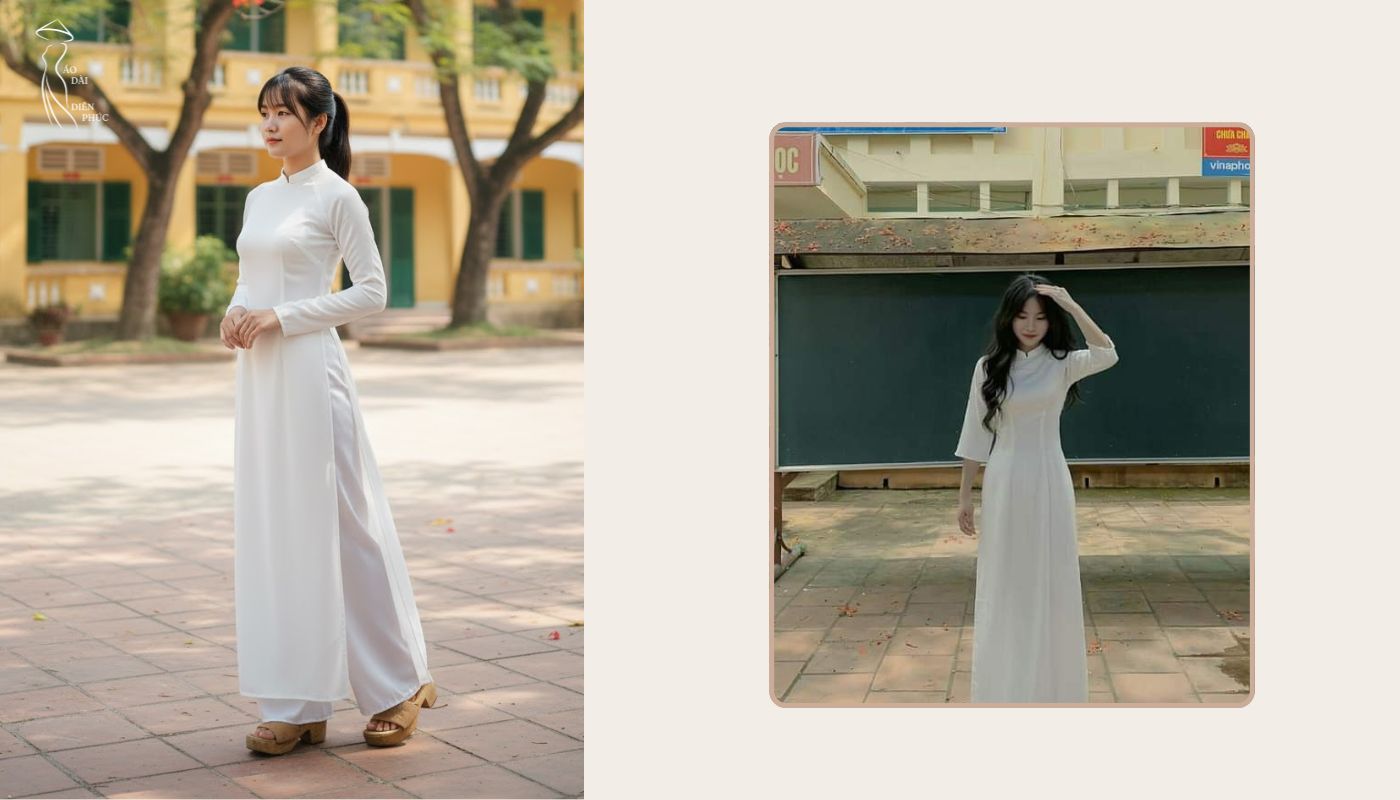 Lịch sử và ý nghĩa của guốc mộc trong trang phục áo dài