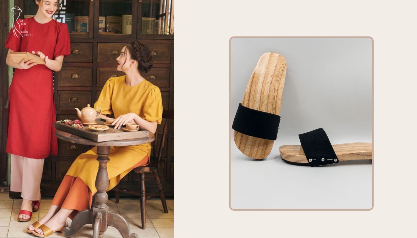 Lịch sử và ý nghĩa của guốc mặc áo dài