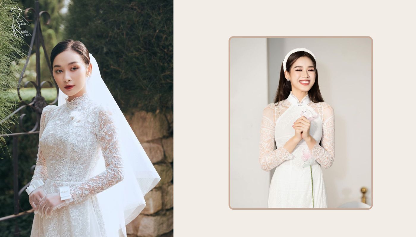 Phụ kiện đi kèm với áo dài cưới