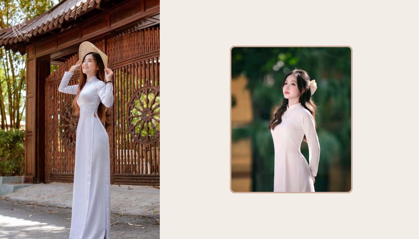 Ưu tiên áo dài có phần eo được nhấn nhẹ